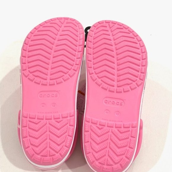 Crocs  Men's Bayaband Crocband Clog Electric Pink - Picture 4 of 4